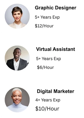 Available remote talent profiles