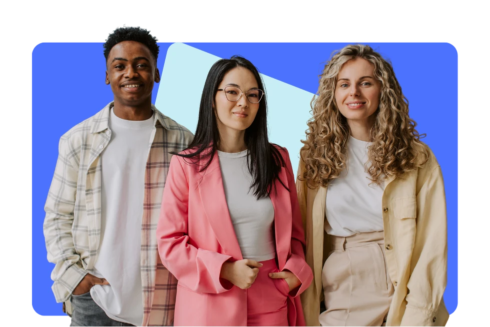 A team of remote professionals